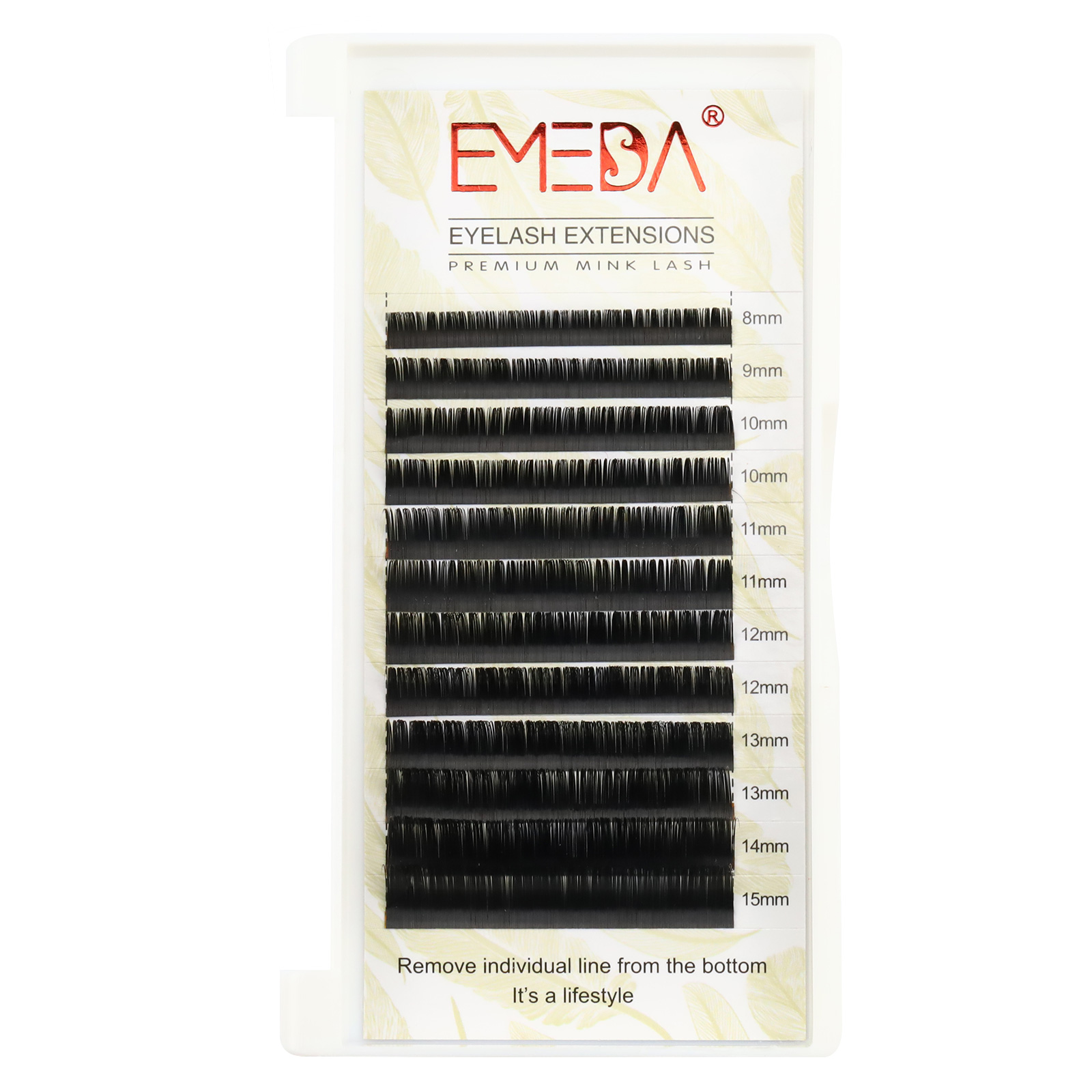 Private Label 0.1mm Premium Silk Eyelash Extensions Best Selling Eyelashes in the UK